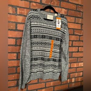 Weatherproof Men's Gray Knit Pullover Sweater Crew Neck 2XL with tags